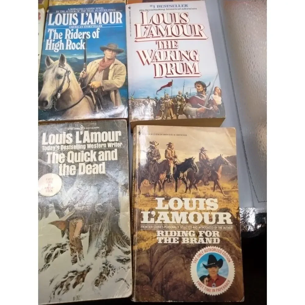 Lot of 23 Louis L'Amour Vintage Western Paperback Books No Duplicates Lot (1)